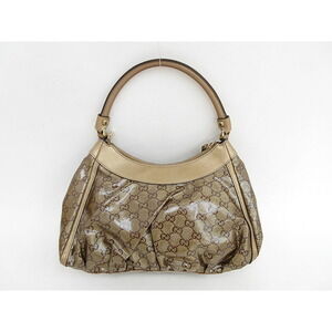 Gucci GG Crystal Shoulder Abbey Gold Bag